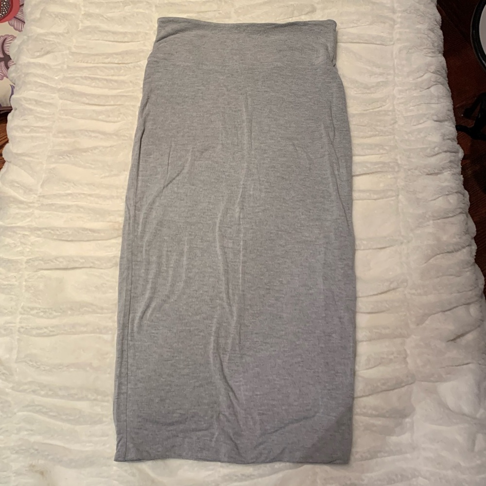 Grey Pencil skirt